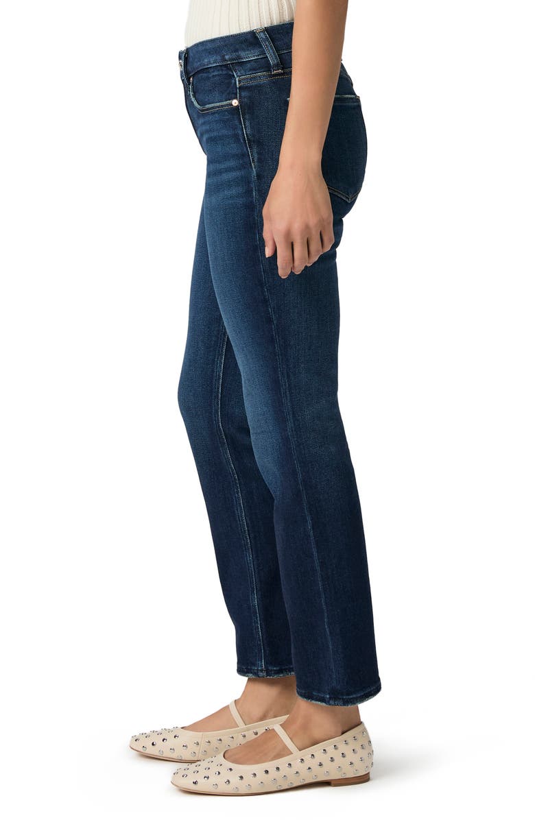 PAIGE Amber Mid Rise Ankle Straight Leg Jeans, Alternate, color, Overdrive