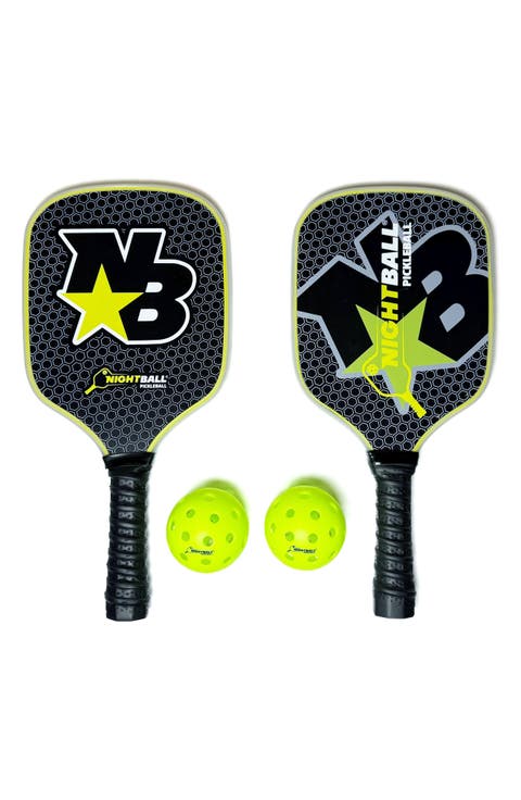 NightBall® Light-Up Pickleball Set