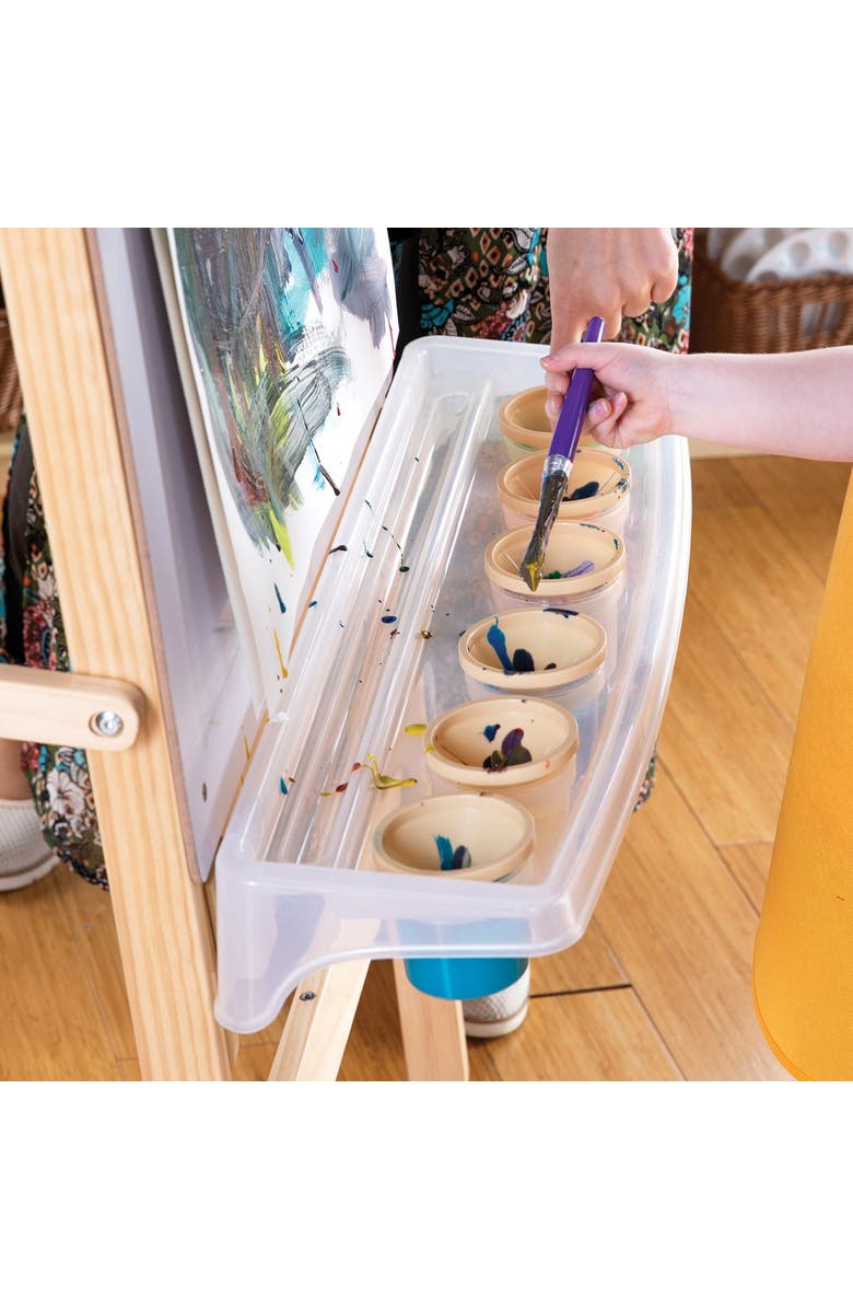 Kaplan Early Learning Company 2-Sided Adjustable Easel, Alternate, color, White