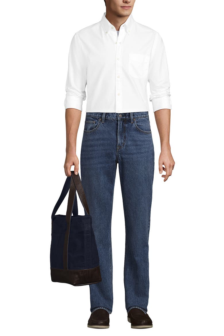 Large Waxed Canvas Tote Bag, Main, color, Radiant Navy