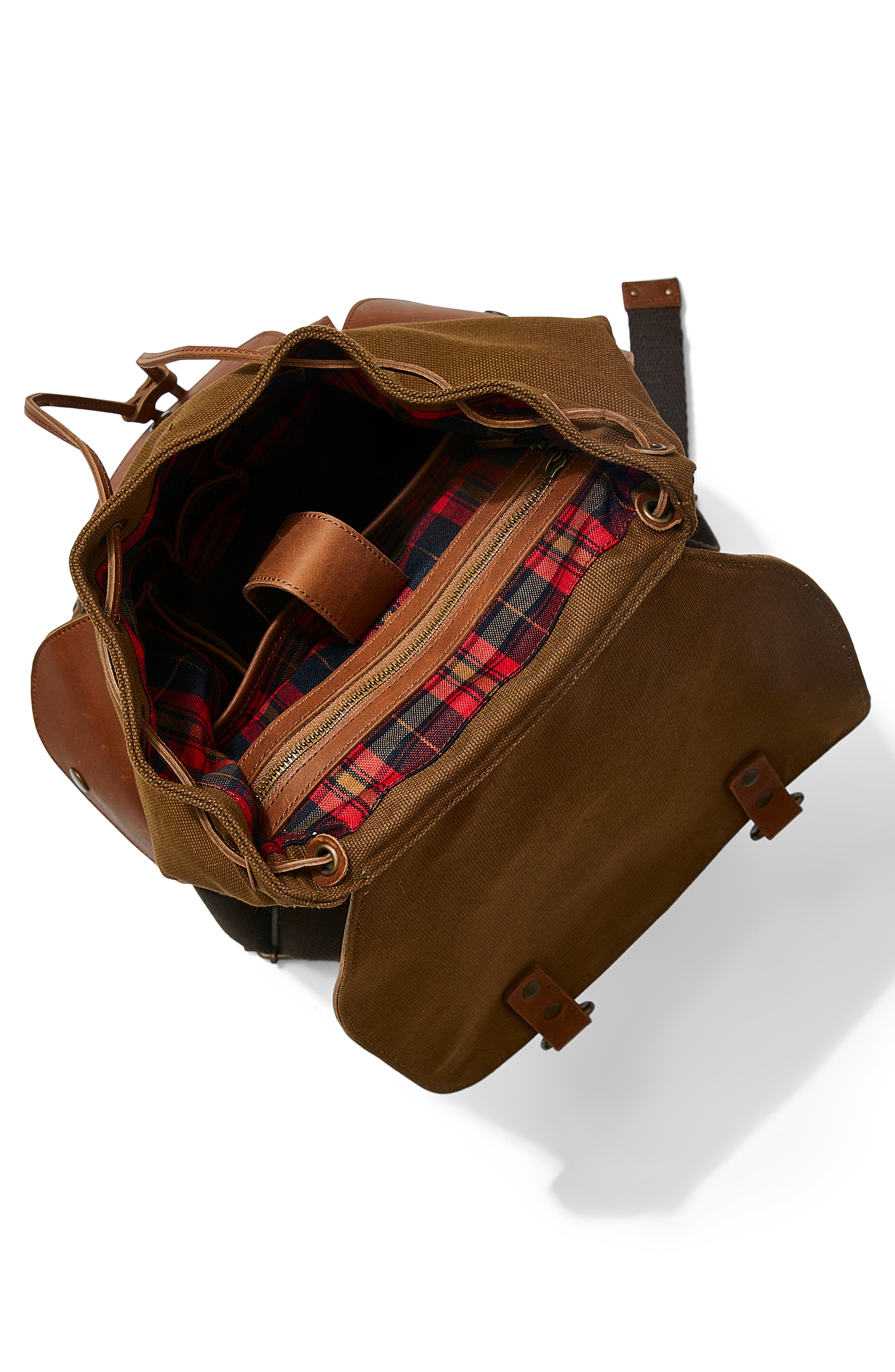 Will Leather Goods 'Lennon' Backpack, Alternate, color, Tobacco/ Cognac