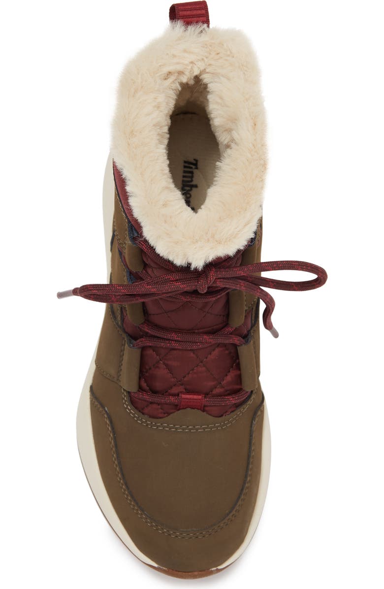 Timberland Boroughs Faux Fur Lined Winter Boot, Alternate, color,