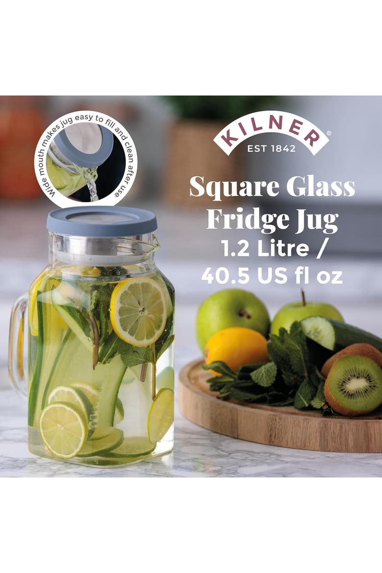 Fresh Storage Fridge Jug, Alternate, color, Clear