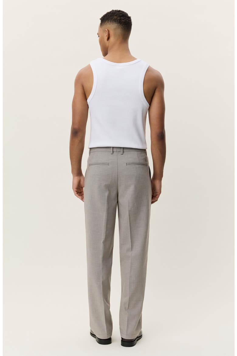 Mini Check Pleated Pants, Alternate, color, BUNGEE CORD BROWN