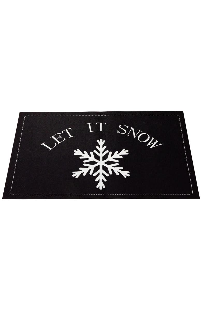 Northlight Let It Snow Christmas Doormat 29" x 17", Alternate, color, 