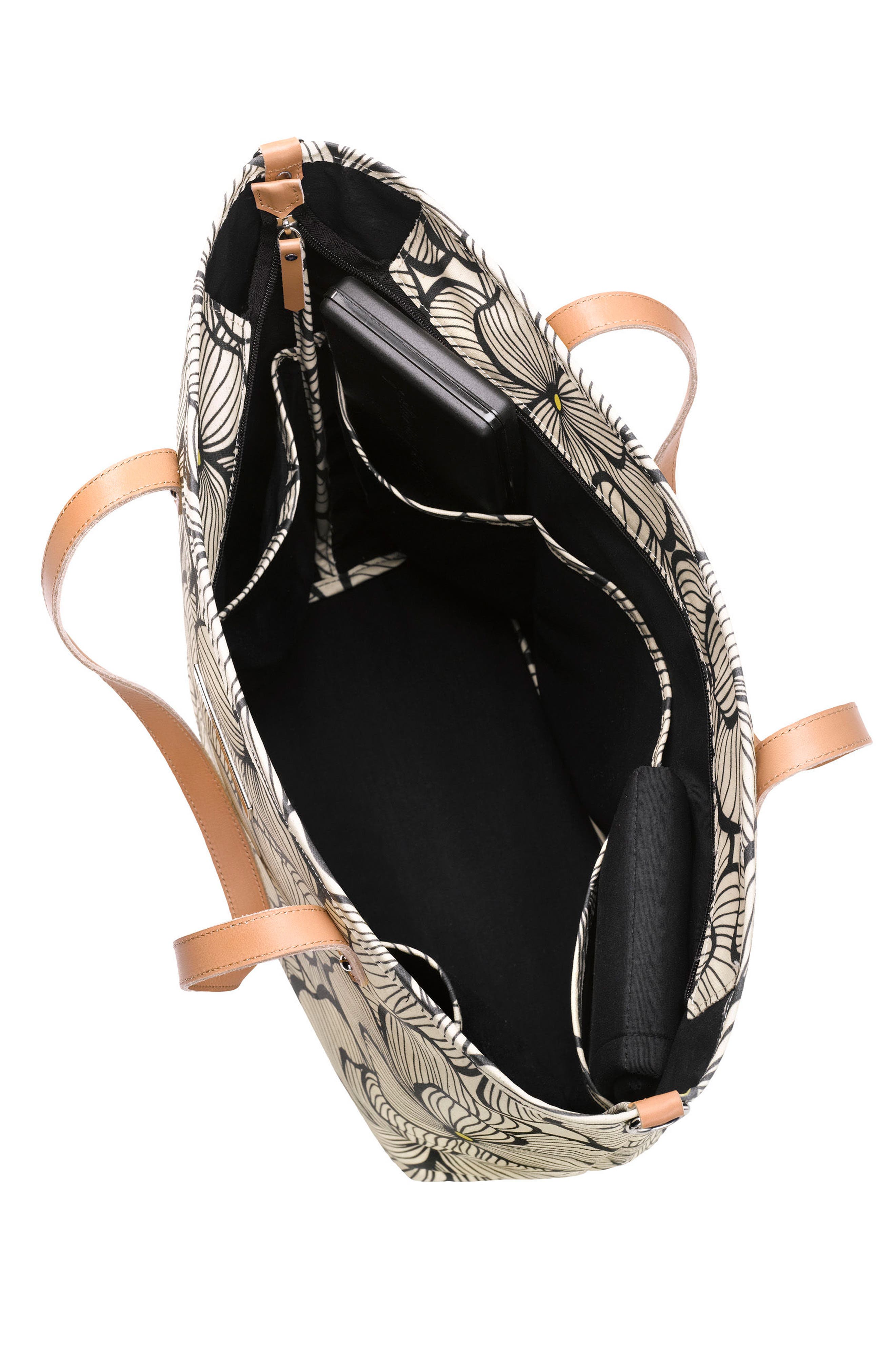 Petunia Pickle Bottom 'Downtown' Glazed Canvas Tote, Alternate, color, 