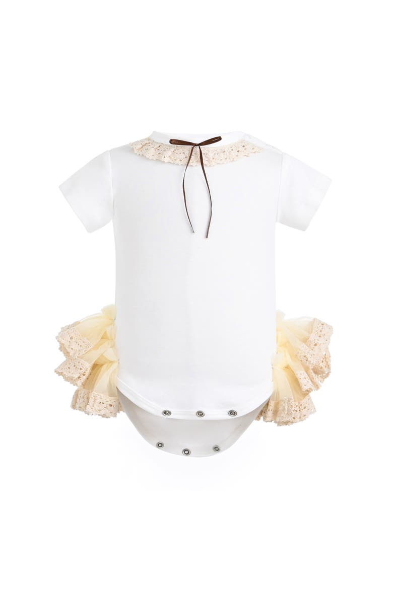 Elvira Lace Bodysuit, Alternate, color, White