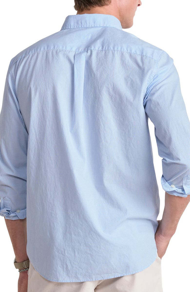 vineyard vines Anegada Gingham Button-Down Shirt, Alternate, color, Jake Blue