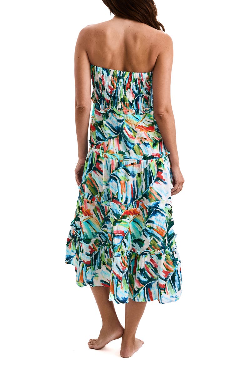 Reef Print Convertible Maxi Skirt, Alternate, color, TEAL MULTI