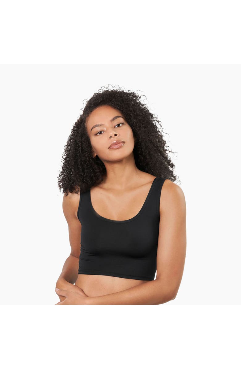 LARKEN X Maternity, Nursing + Hands - Free Pumping Bra, Alternate, color, Black