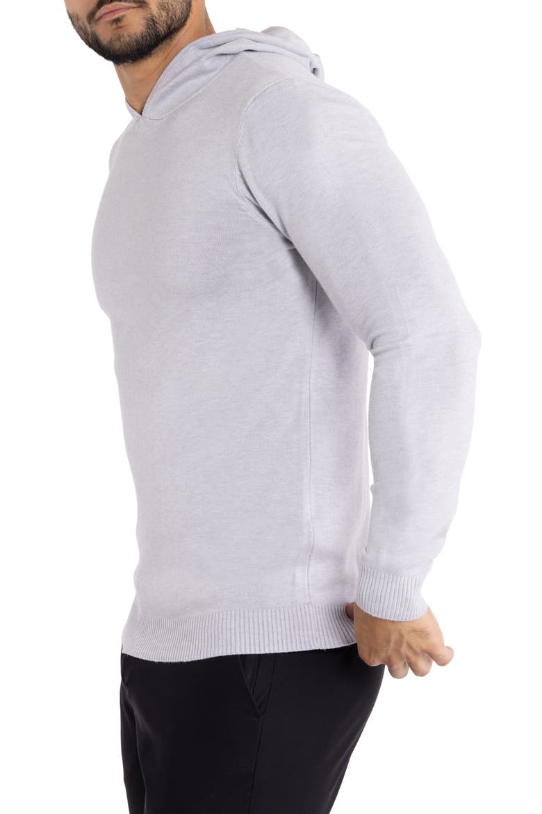 Core Knit Pullover Hoodie, Alternate, color, LIGHT HEATHER GREY