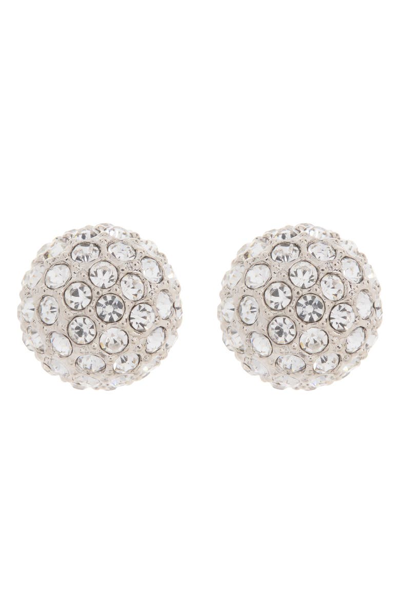 Nadri Small Pavé Stud Earrings, Main, color, 