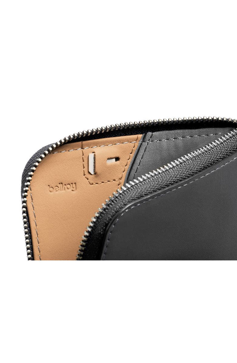 Bellroy Leather Card Pocket, Alternate, color, Charcoal Cobalt