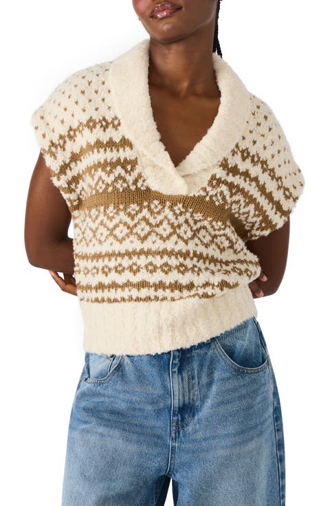 Paulie Shawl Collar Sweater Vest