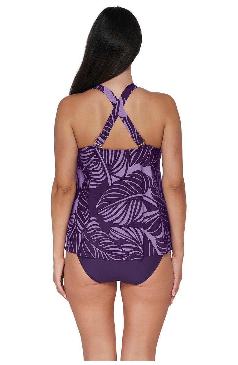 Sunsets Escape Sadie Tankini Swimsuit Top, Alternate, color, Mystic Palms