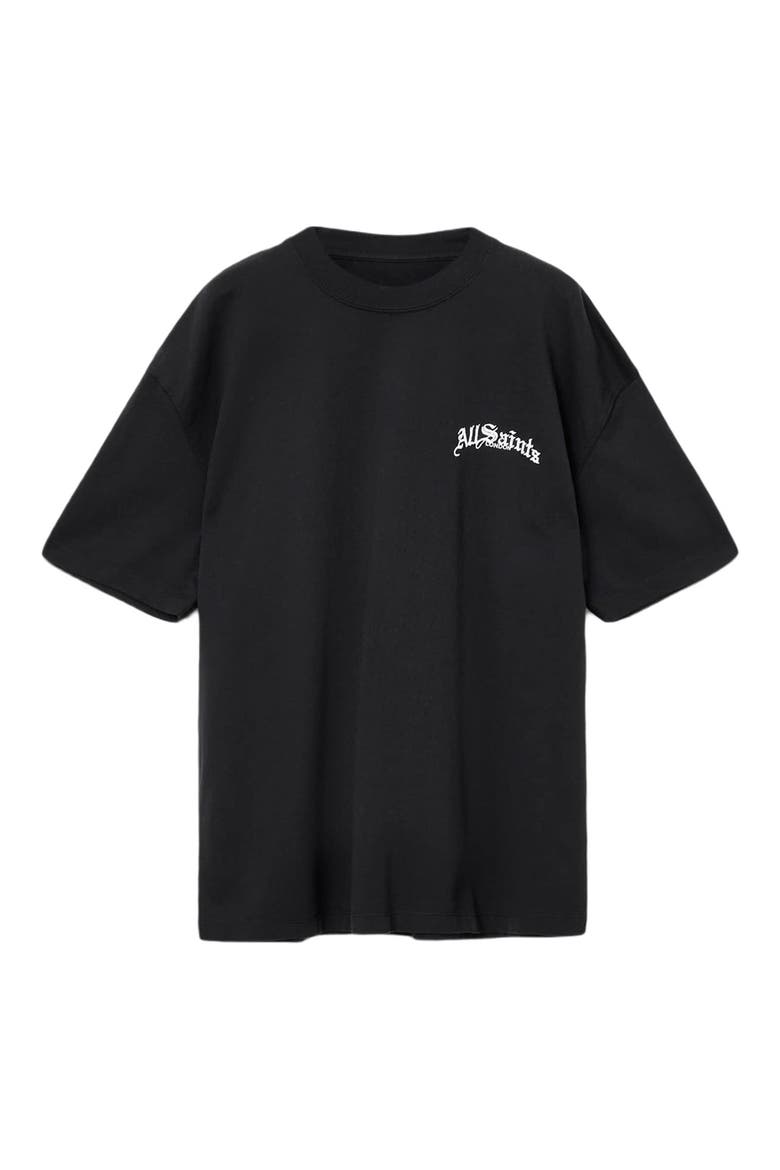 AllSaints Descent Overize Embroidered Cotton T-Shirt (Men) | Nordstrom
