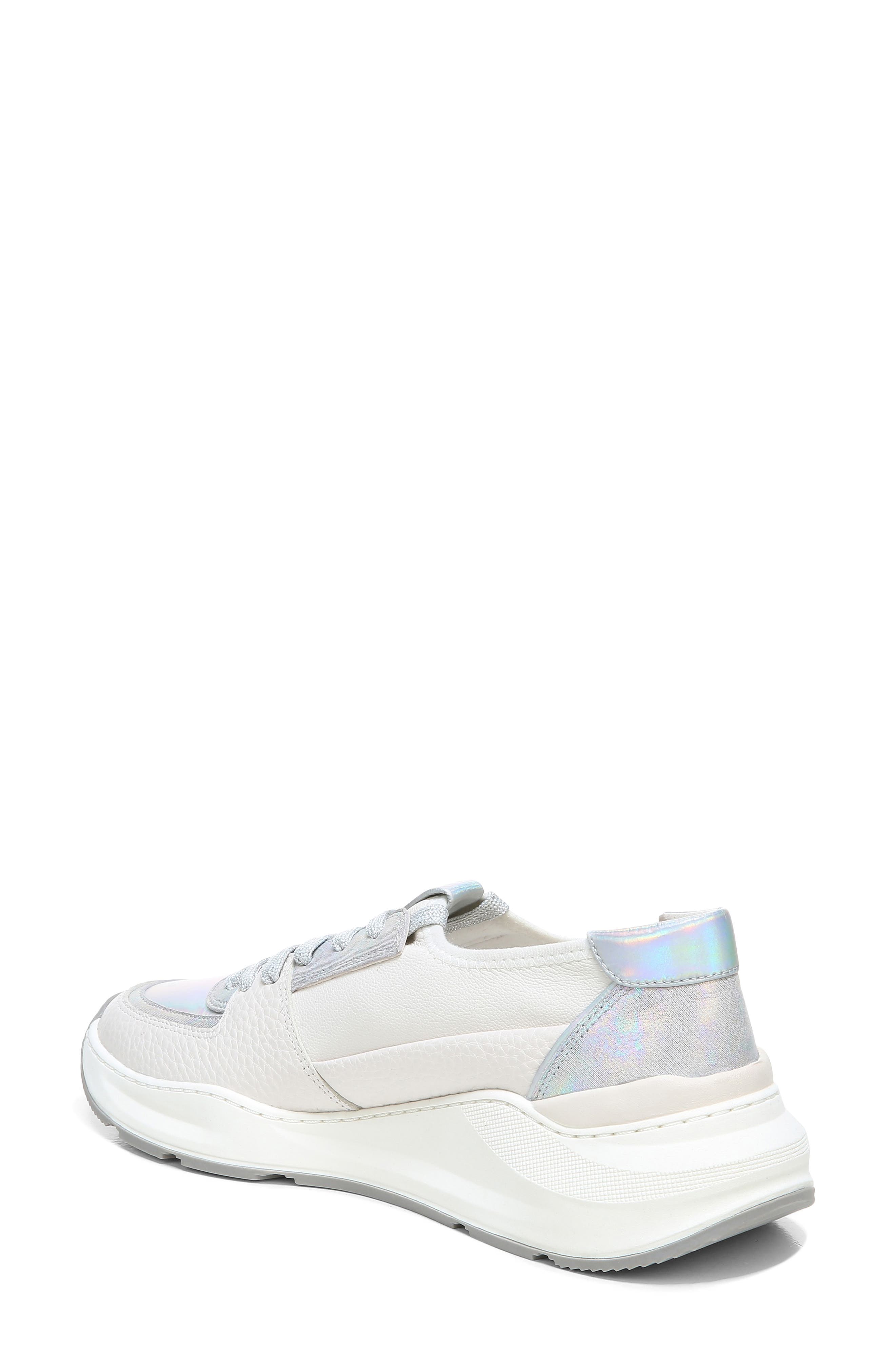 Bev Sneaker, Alternate, color, SATIN PEARL LEATHER