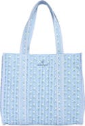 Nanette Lepore Floral Quilted Tote with Bear Charm & Crossbody Bag