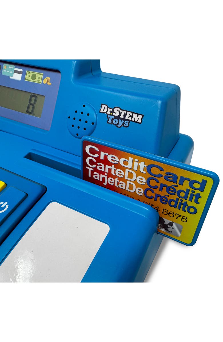 Dr. STEM Toys Solar Powered Cash Register Blue 68 Piece Set, Alternate, color, 