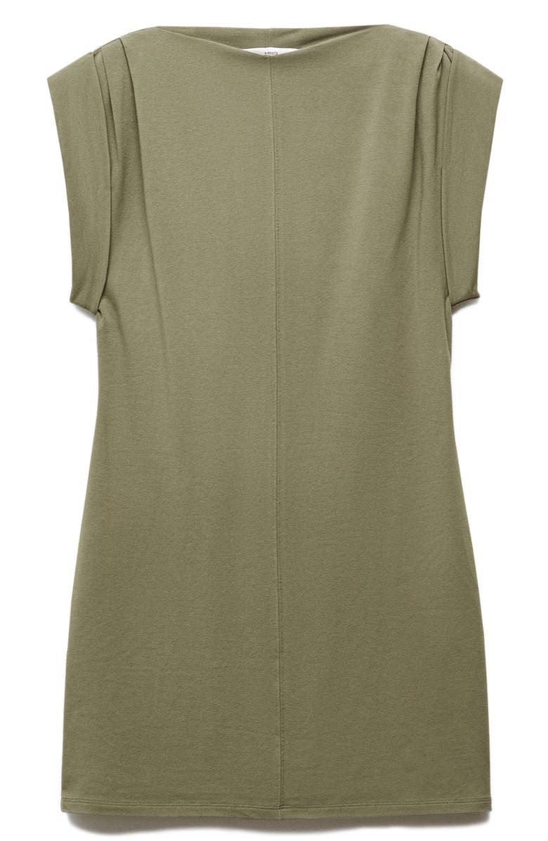MANGO Dates Muscle Stretch Cotton T-Shirt Dress, Alternate, color, 