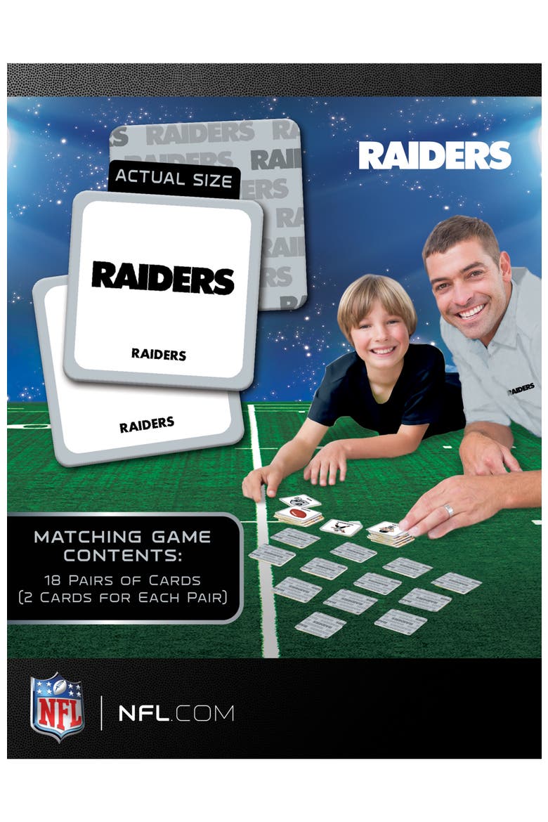 Las Vegas Raiders Matching Game, Alternate, color, Multicolor