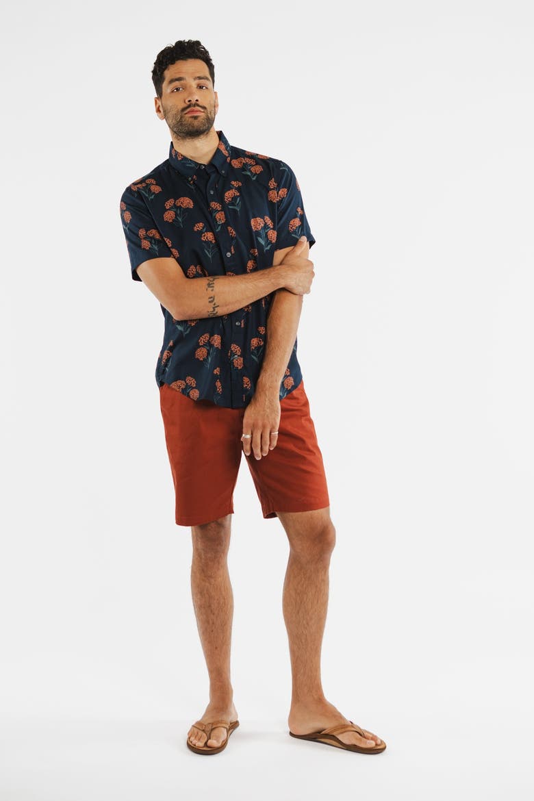 Grant Slim Shirt, Alternate, color, Wildflower