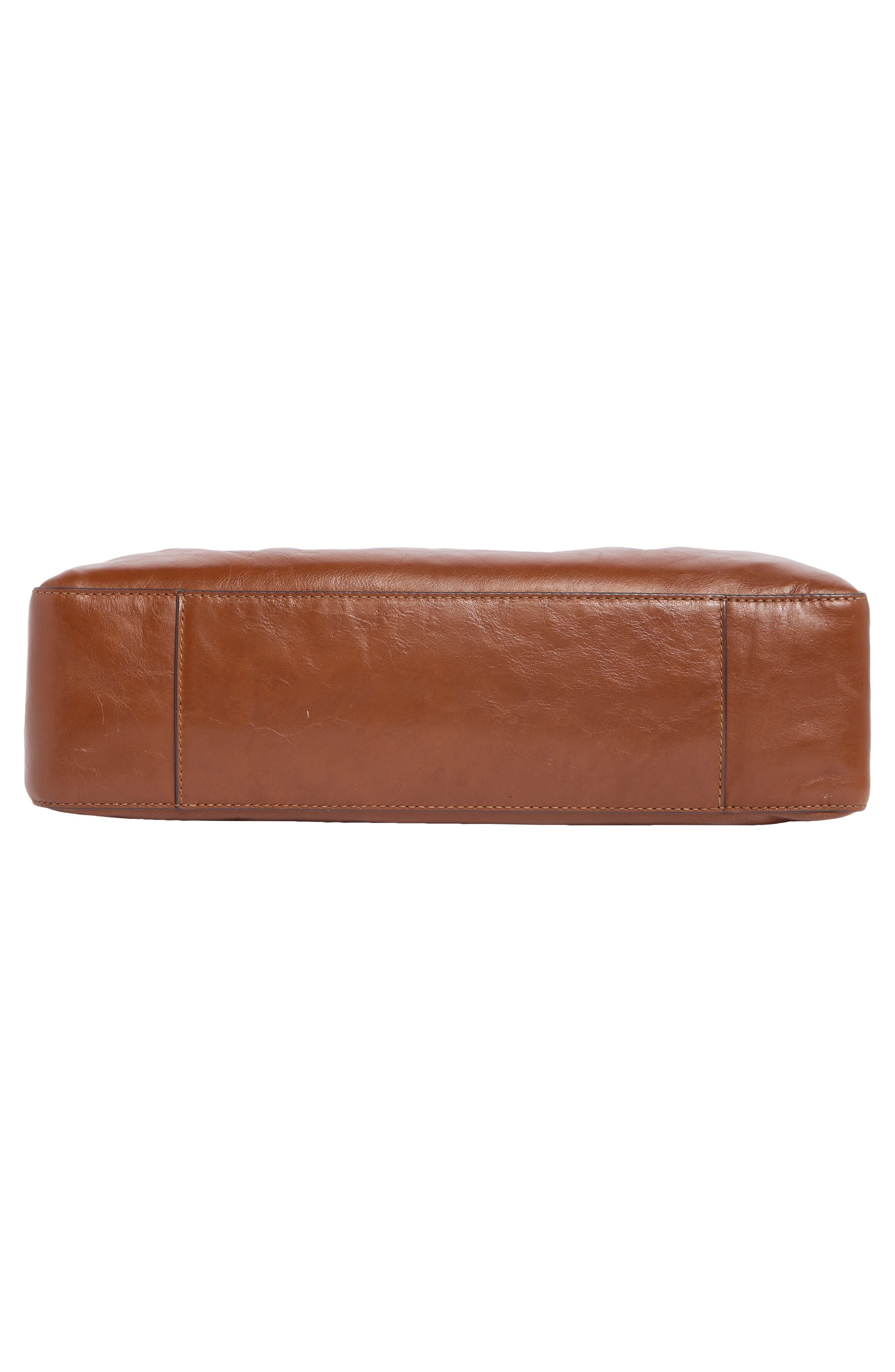 Heather Leather Satchel, Alternate, color, COGNAC
