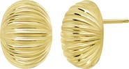 Bony Levy 14K Gold Textured Dome Stud Earrings