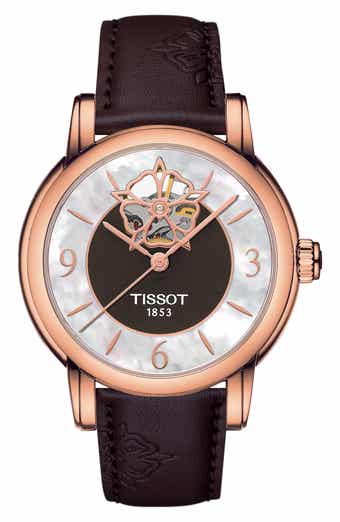 Tissot Lady Heart Leather Strap Watch, 35mm