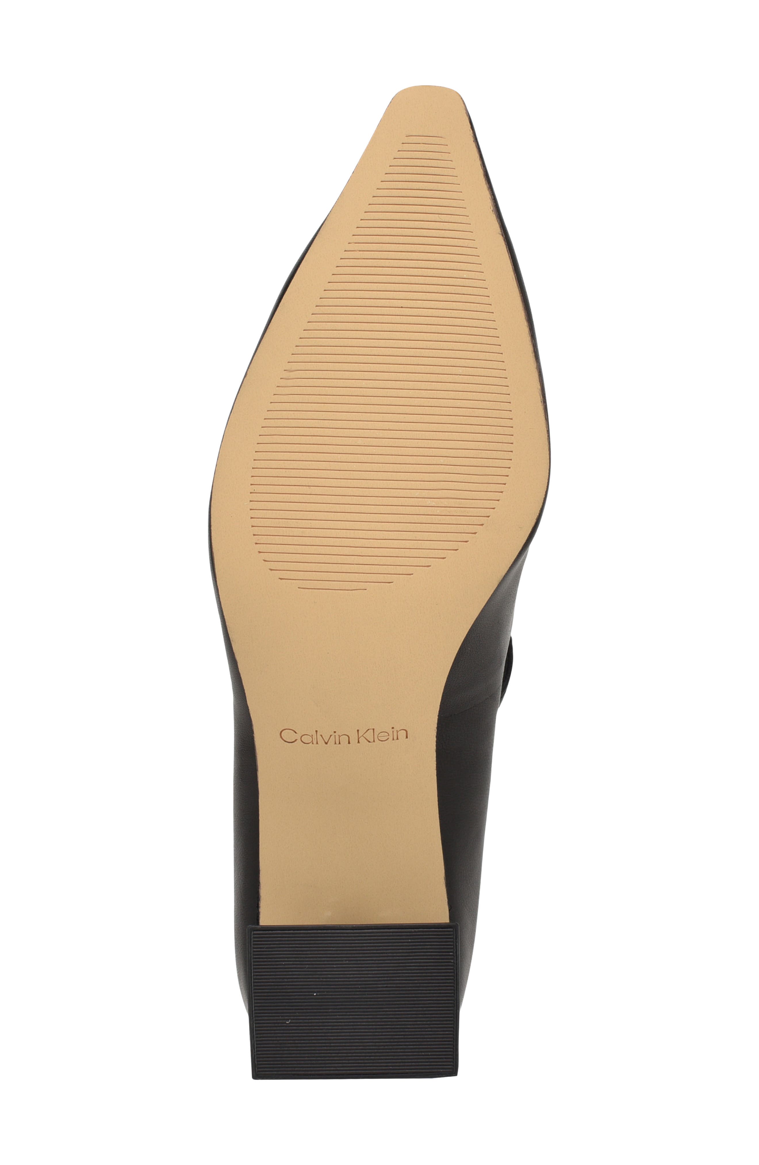 Calvin Klein Naprina Pointed Toe Mary Jane Pump, Alternate, color, Black