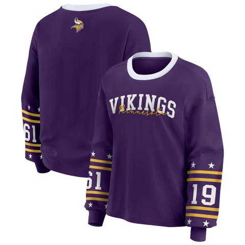 Women's WEAR by Erin Andrews  Purple Minnesota Vikings Sport Long-Sleeve T-Shirt
