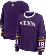 WEAR by Erin Andrews Women's WEAR by Erin Andrews  Purple Minnesota Vikings Sport Long-Sleeve T-Shirt