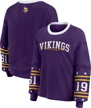 WEAR by Erin Andrews Women's WEAR by Erin Andrews  Purple Minnesota Vikings Sport Long-Sleeve T-Shirt