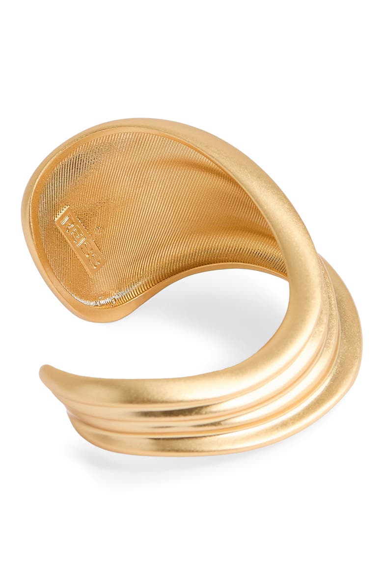 Florence Fluid Cuff Bracelet, Alternate, color, GOLD TONE