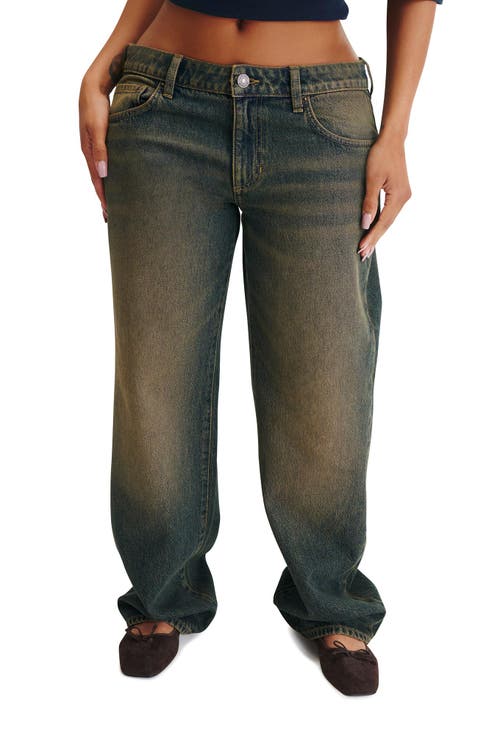 Women's Curvy Low Rise Straight Jean