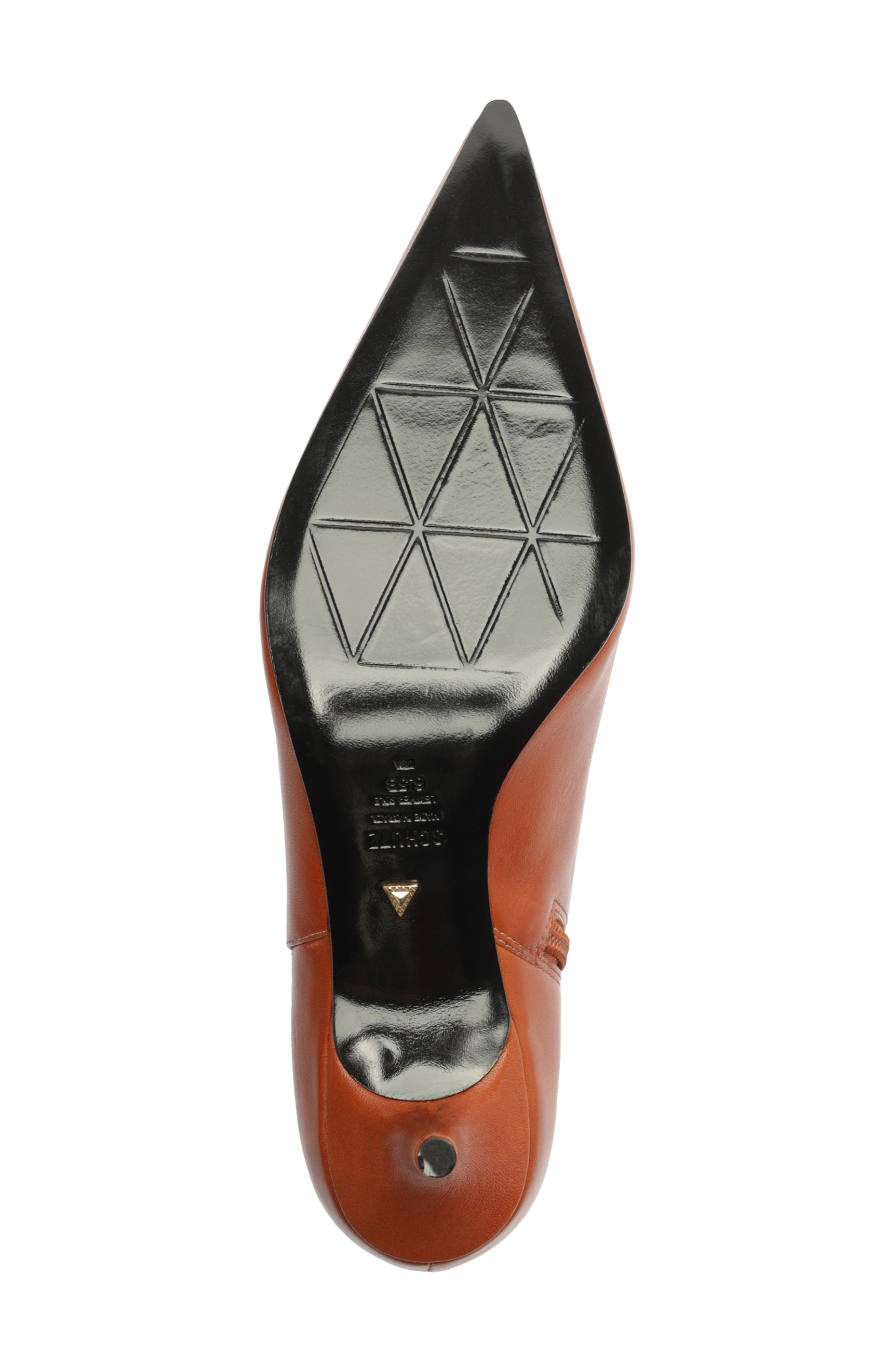 Schutz Mikki Pointed Toe Bootie, Alternate, color, 