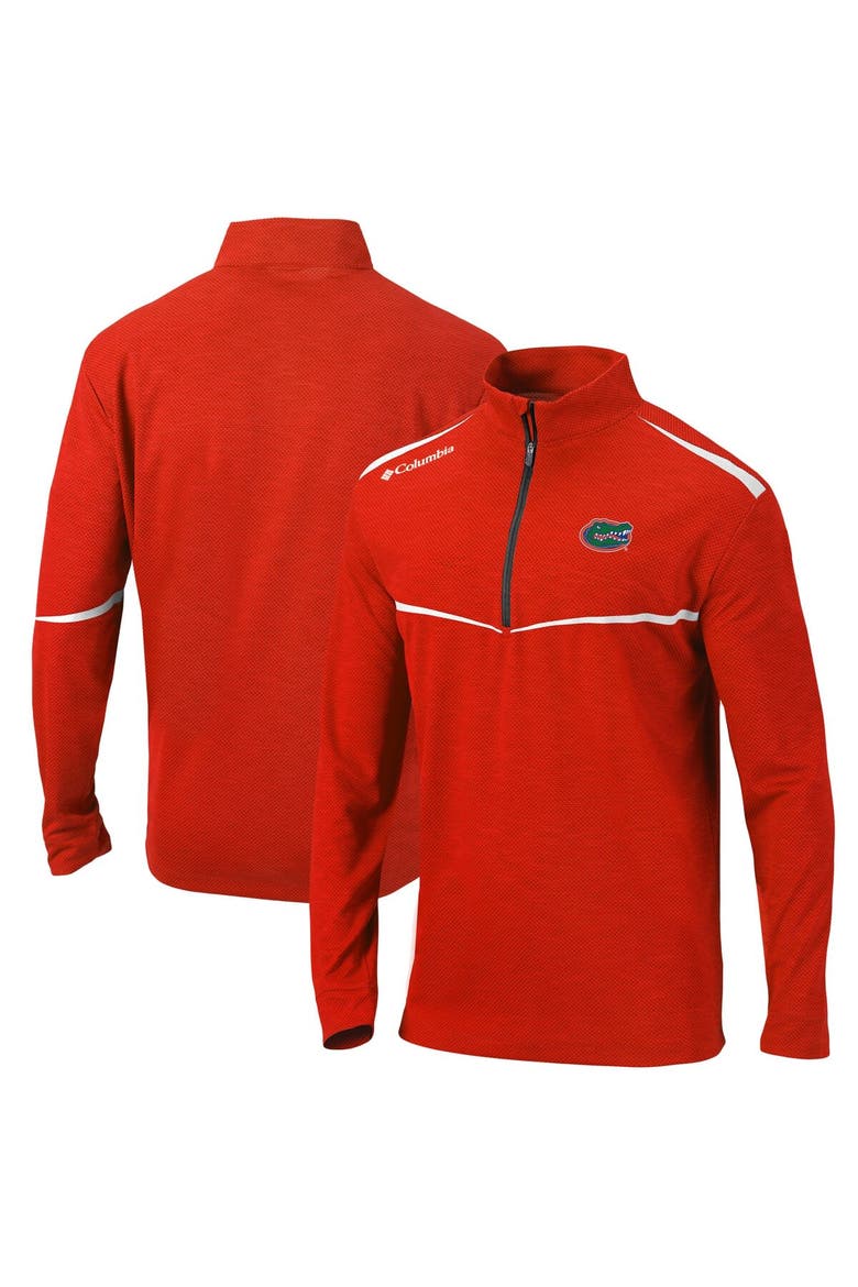 Men's Columbia Orange Florida Gators Scorecard Quarter-Zip Jacket, Main, color, Orange
