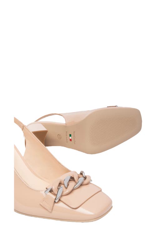 Nerogiardini Chain Slingback Pump In Brown