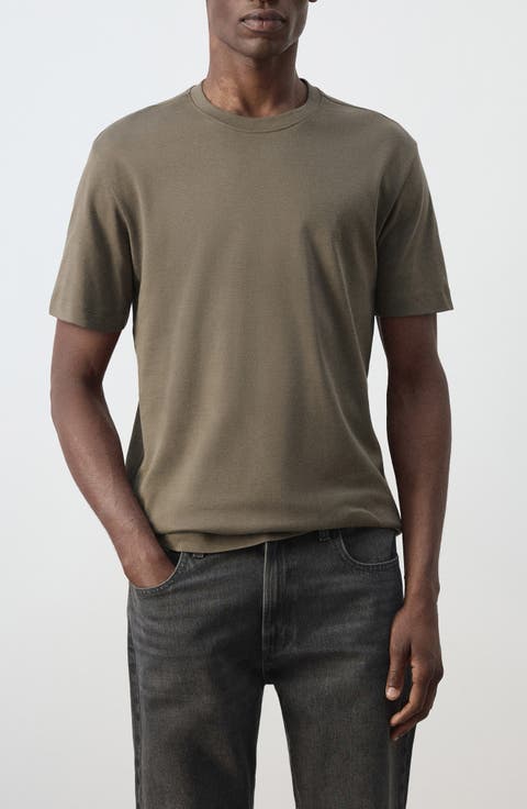 Regular Fit Cotton Crewneck T-Shirt
