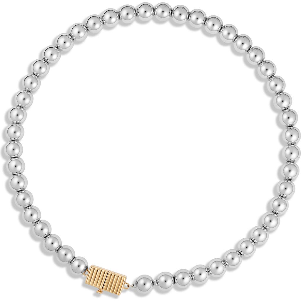 IVI Los Angeles Kelly Beaded Necklace in Silver  product