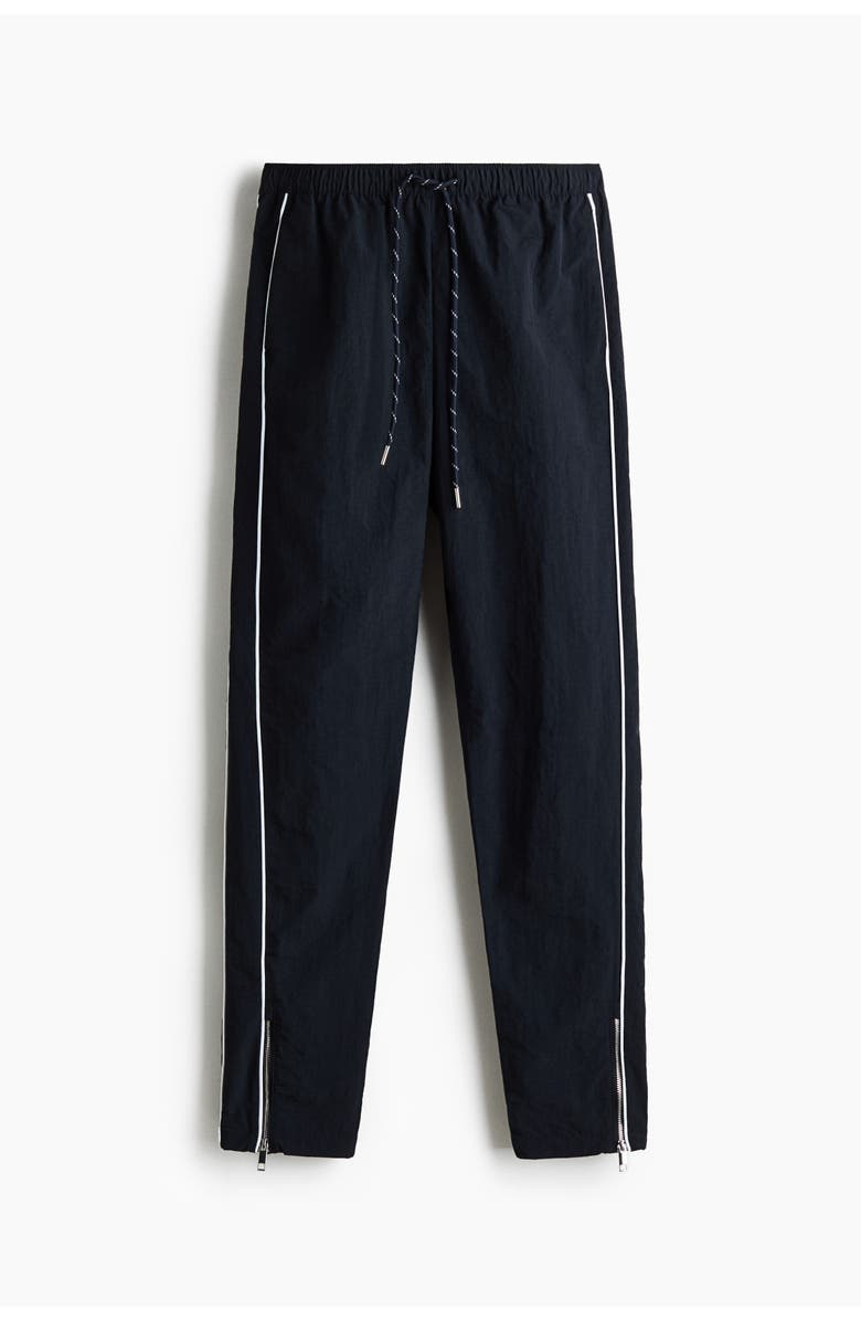 H&M Tapered Track Pants, Main, color, Navy Blue