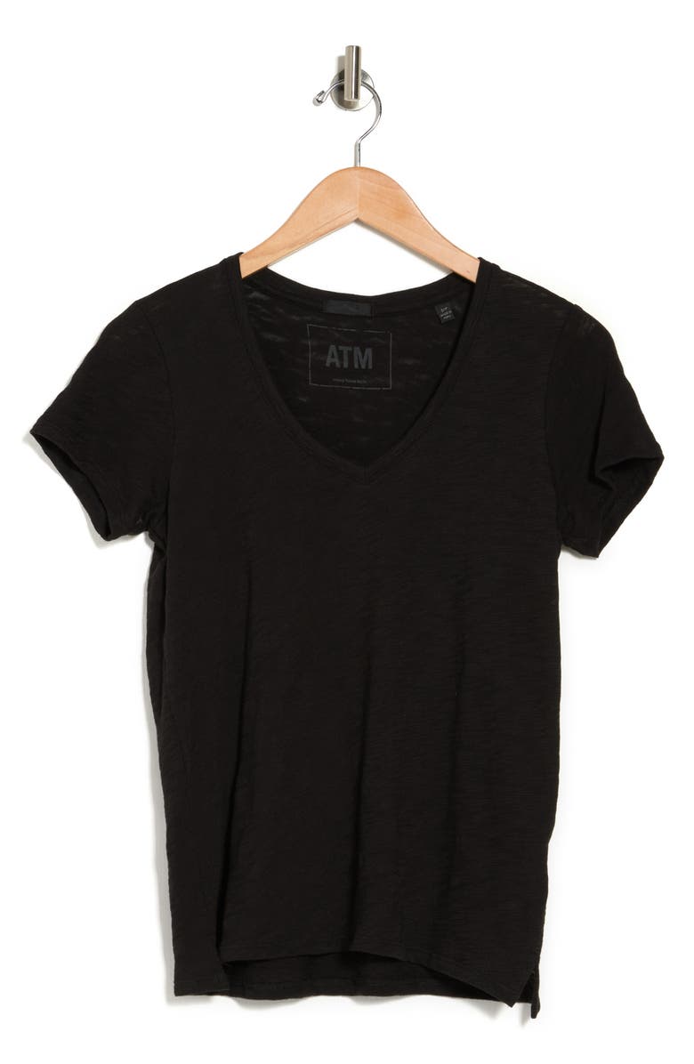 ATM Anthony Thomas Melillo Schoolboy V-Neck T-Shirt, Alternate, color,