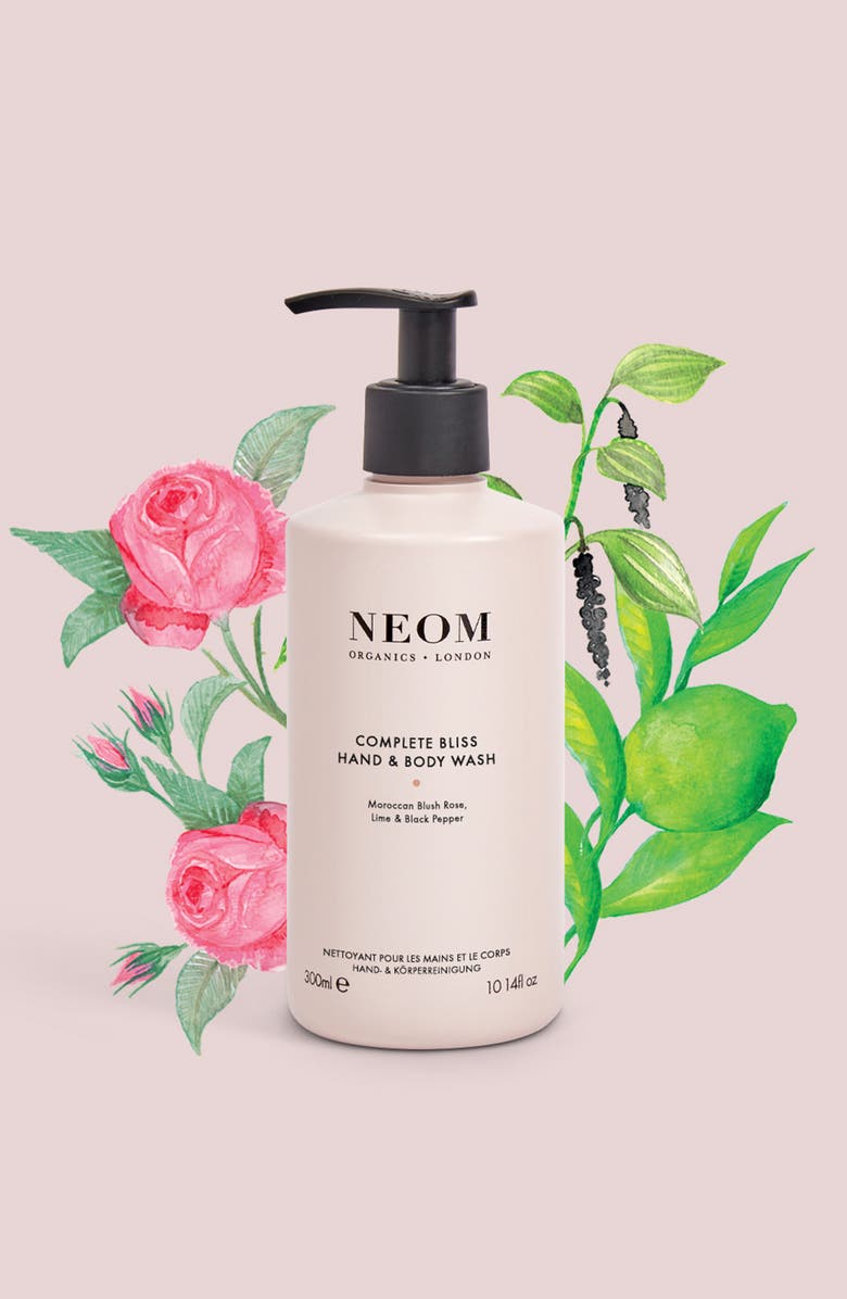 NEOM Wellbeing Complete Bliss Hand & Body Wash, Alternate, color, 