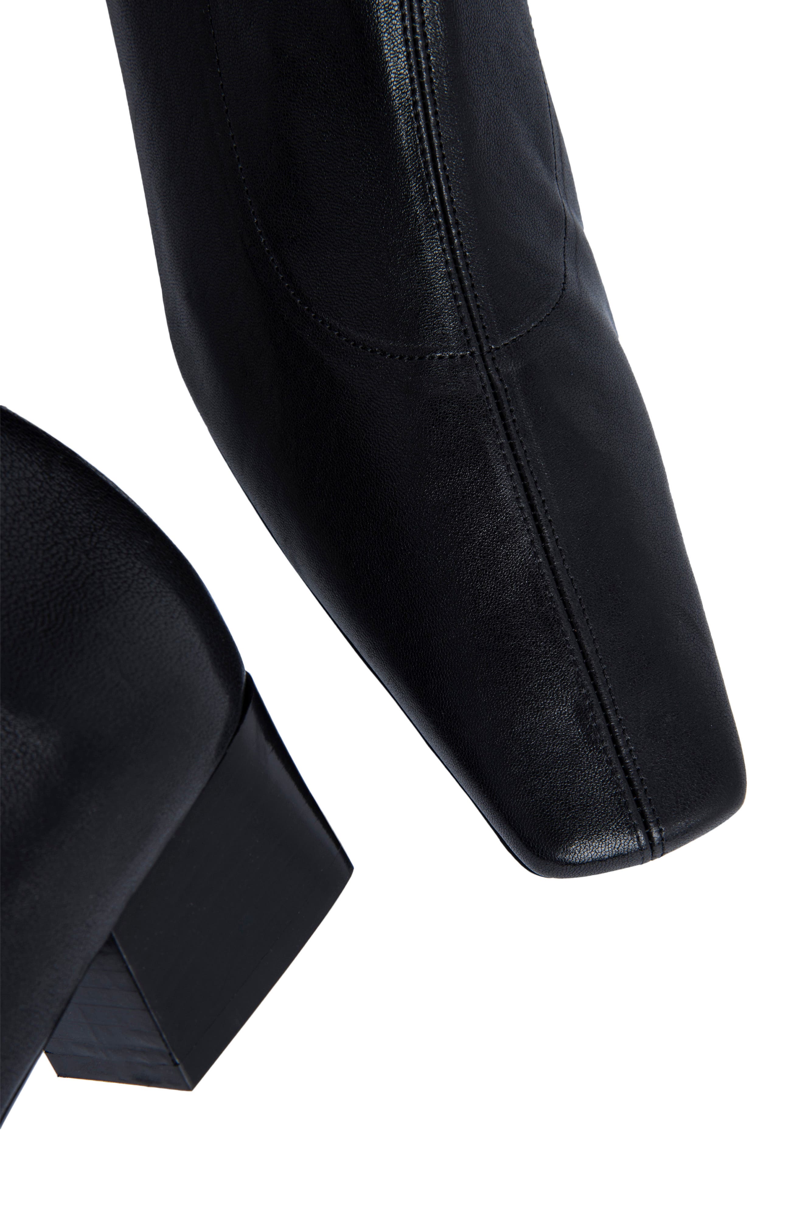 By Far Collette Block Heel Tall Boot, Alternate, color, 