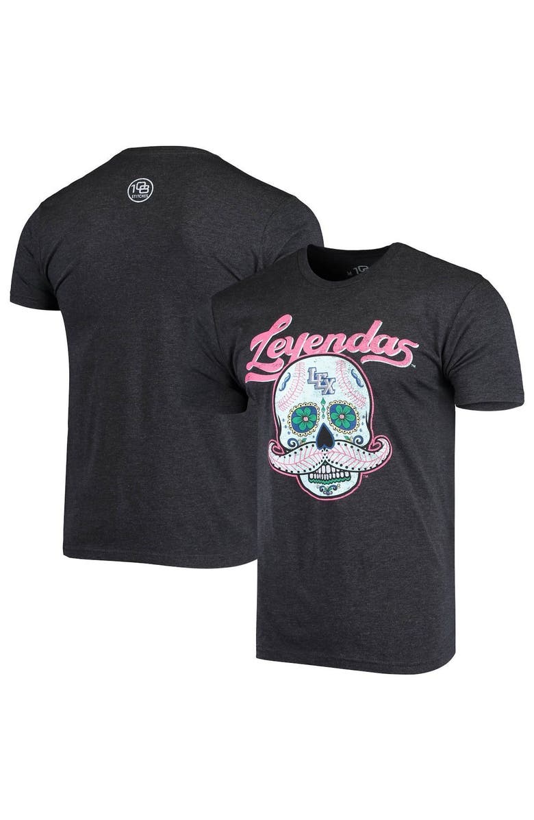108 STITCHES Men's Black Leyendas de Lexington Copa de la Diversion Home Tri-Blend T-Shirt, Main, color, 