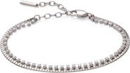 Alex and Ani 2 Row Crystal Tennis Chain Bracelet