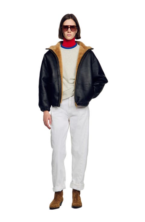Oversized Shearling Jacket