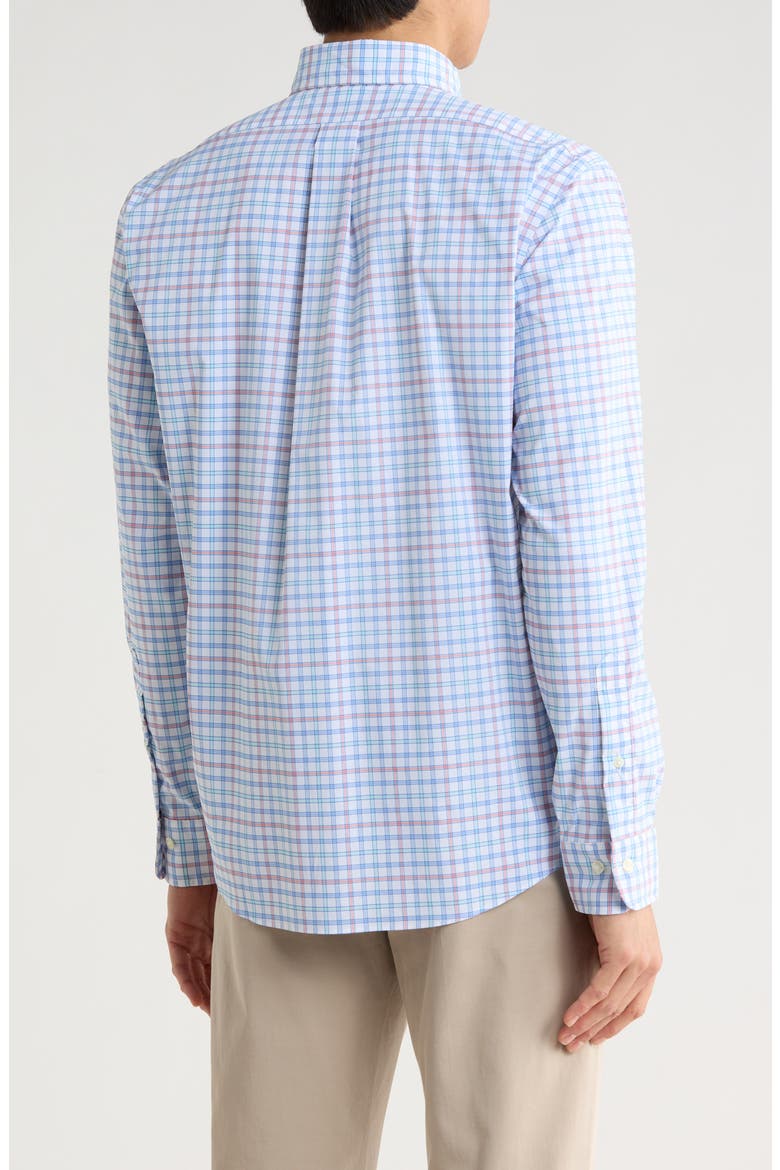 Sport Fit Stripe Plaid Button-Down Shirt, Alternate, color, MULTI OUTLINE