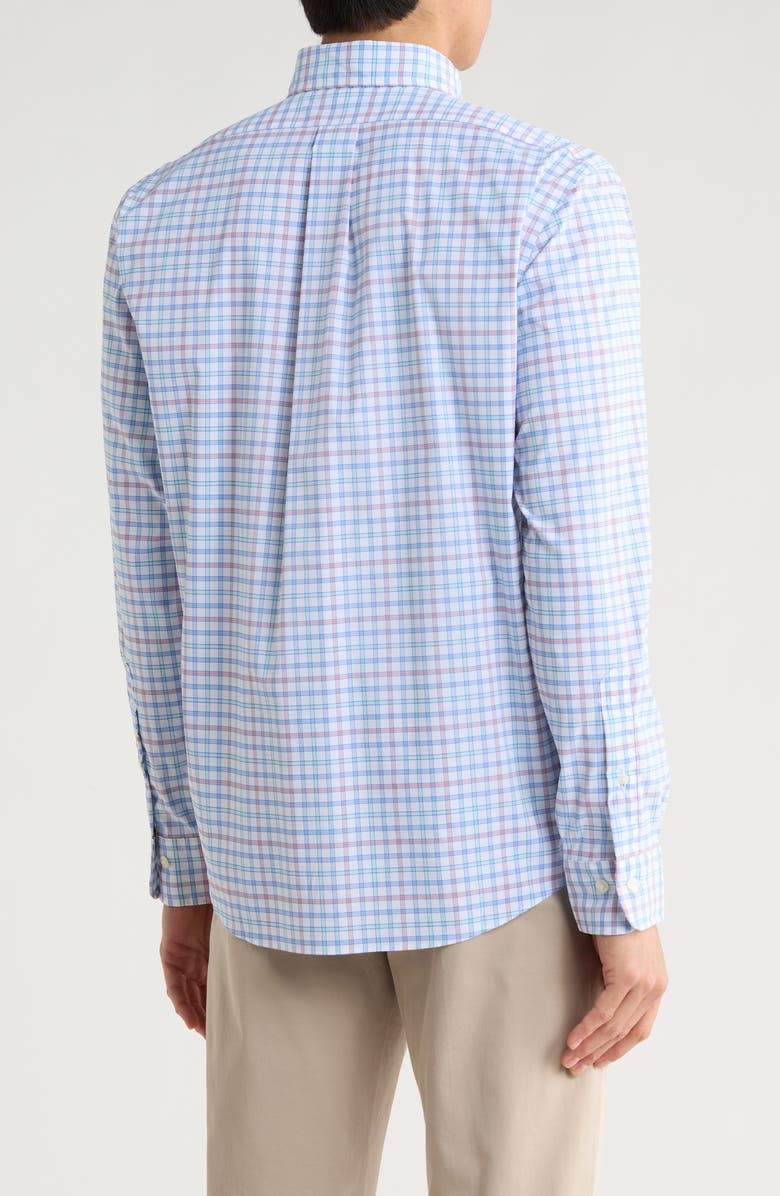 Brooks Brothers Sport Fit Stripe Plaid Button-Down Shirt, Alternate, color, Multi Outline