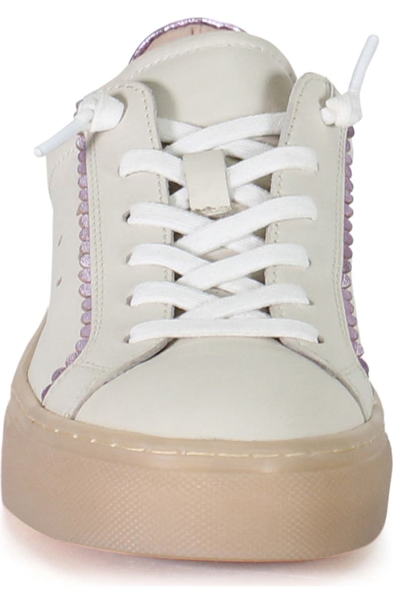 Diba True SHORE FRONT Leather Sneaker, Alternate, color, Off White/Lilac